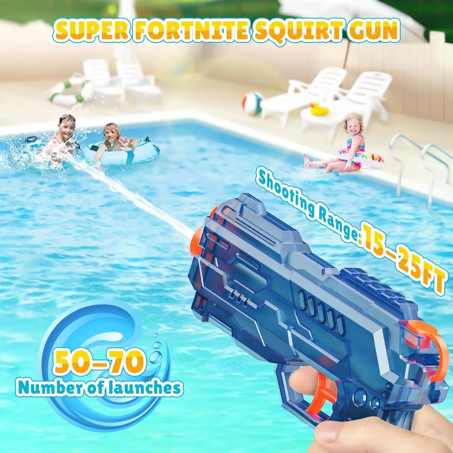 Elite Long-Range Water Blaster Duo - 2 Pack