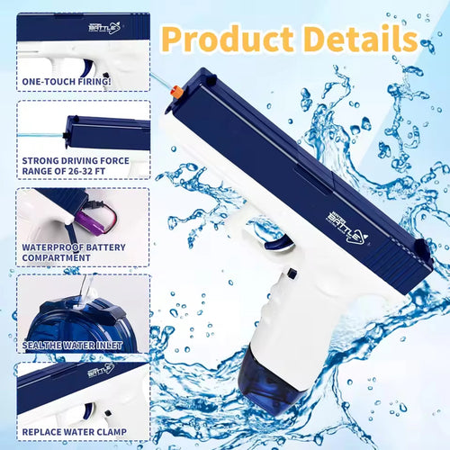 Elite Dual-Action Automatic Water Blaster - 3 Piece Pack