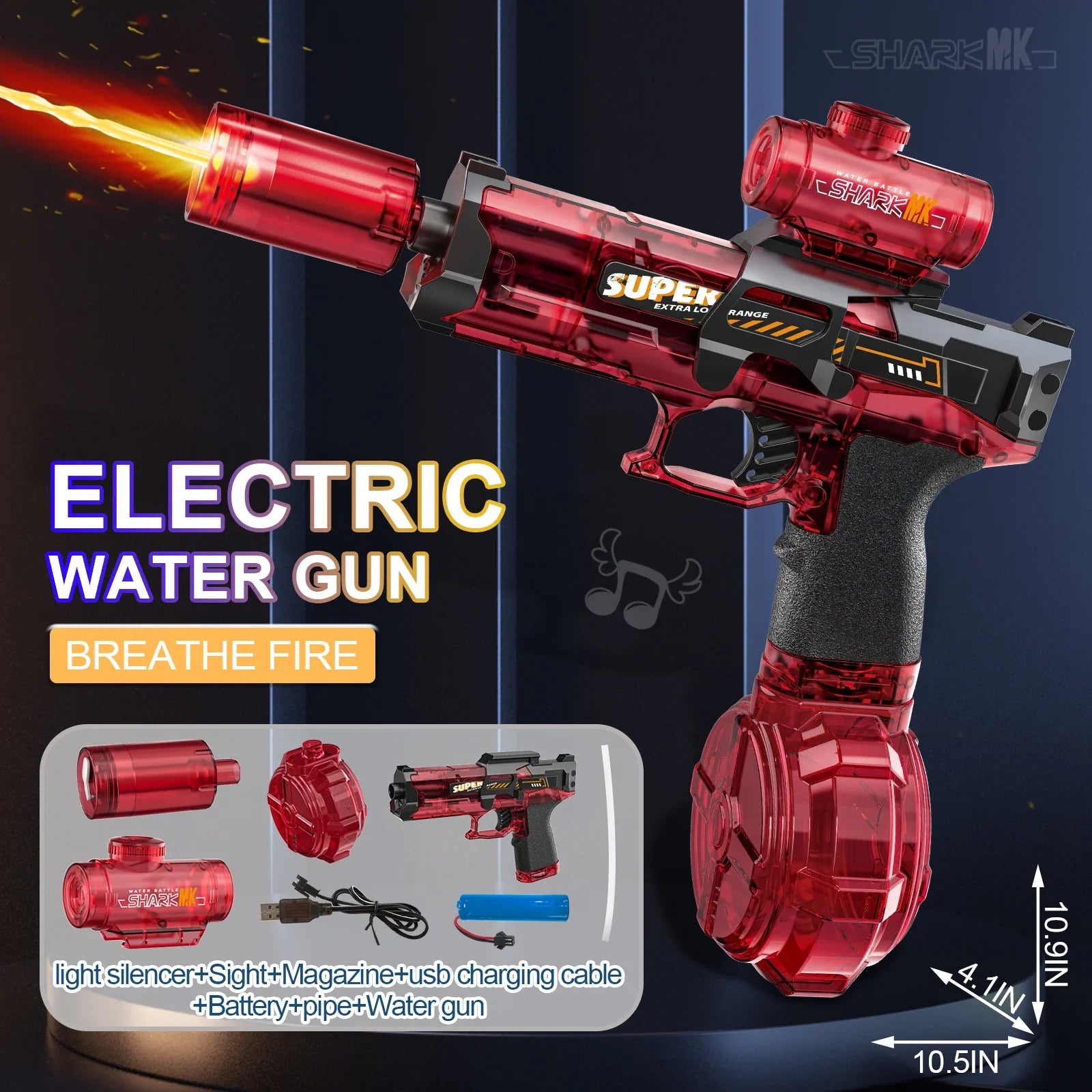 LED Rapid Fire Tactical Blaster