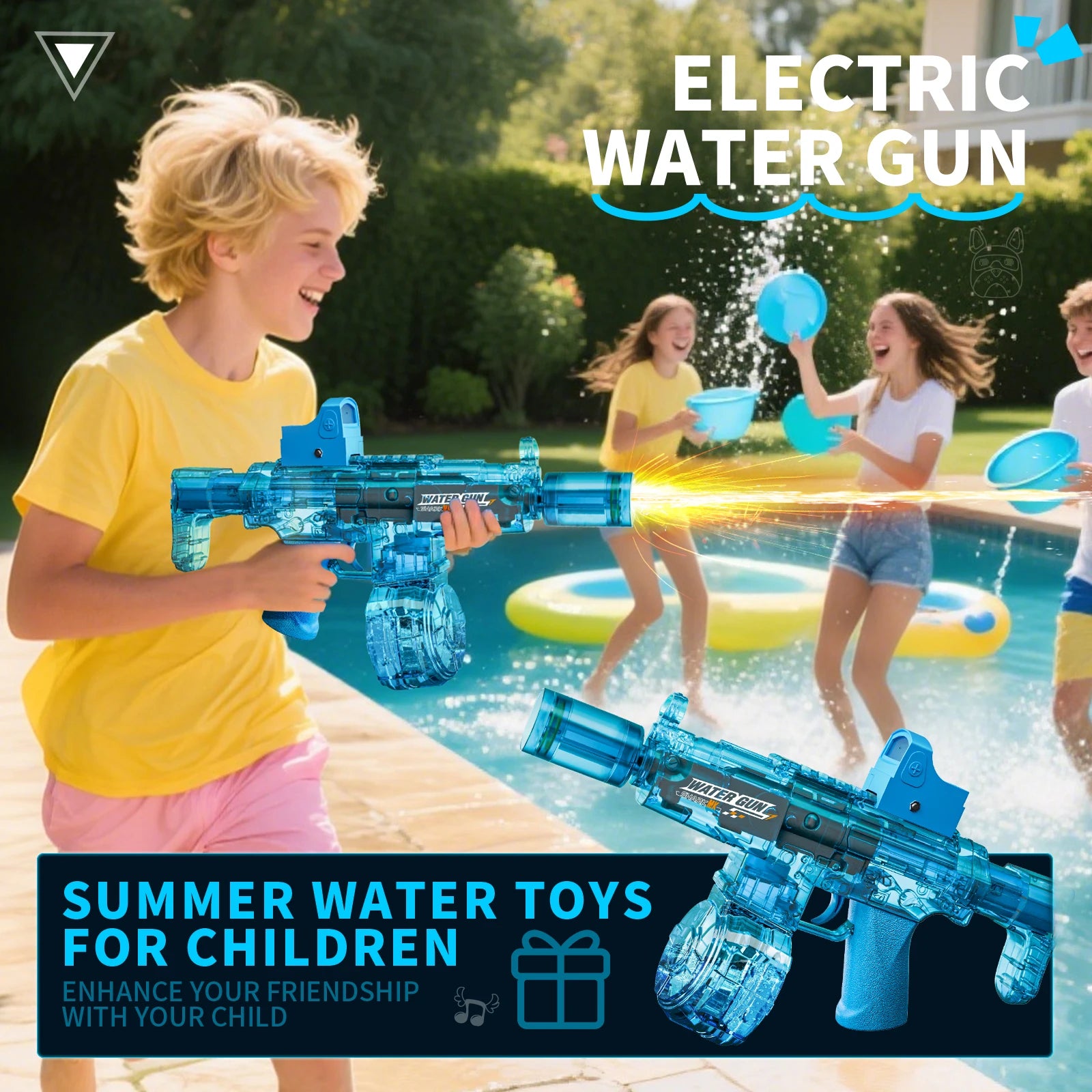 Tactical Electric Recoil Water Blaster