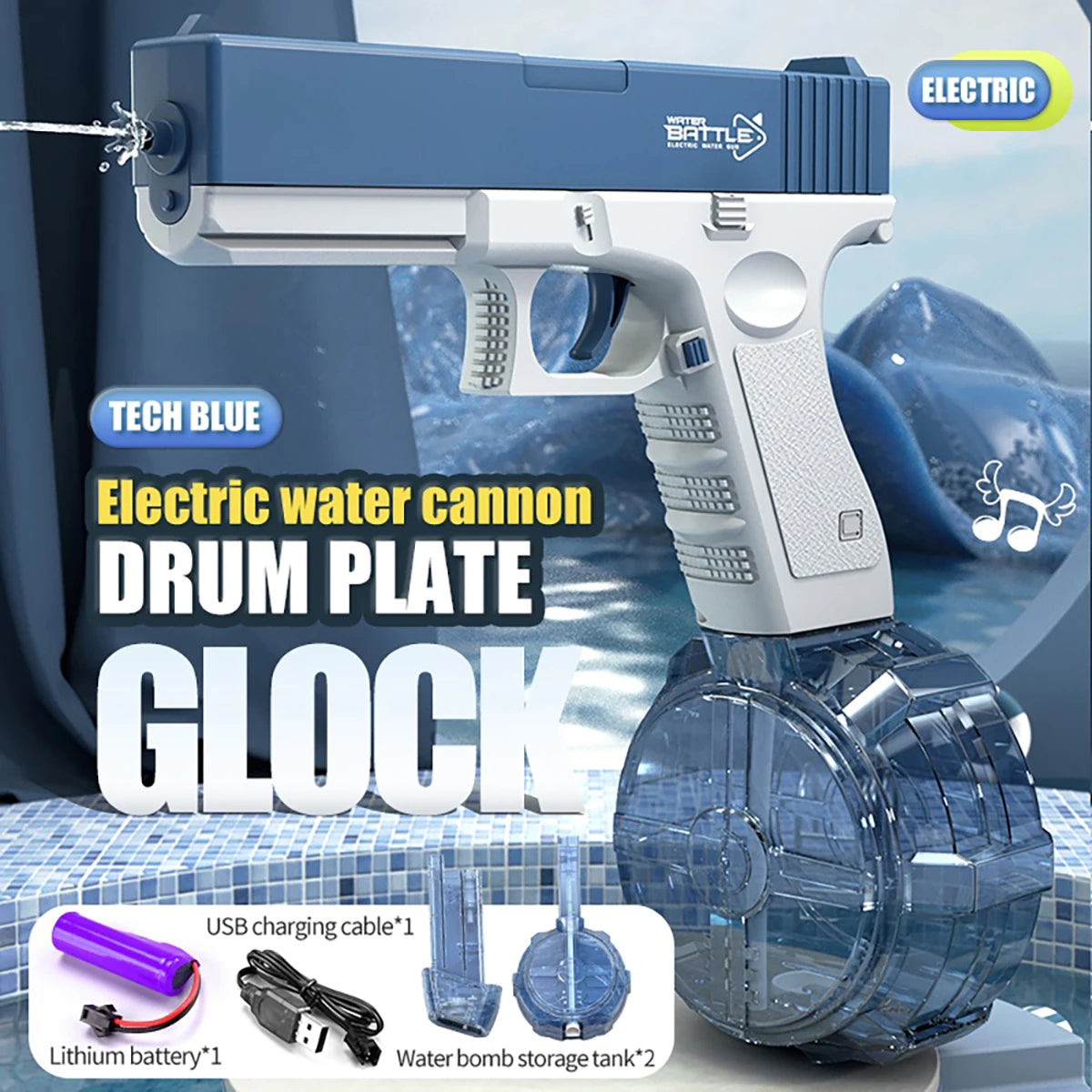 Elite Dual-Action Automatic Water Blaster - 3 Piece Pack