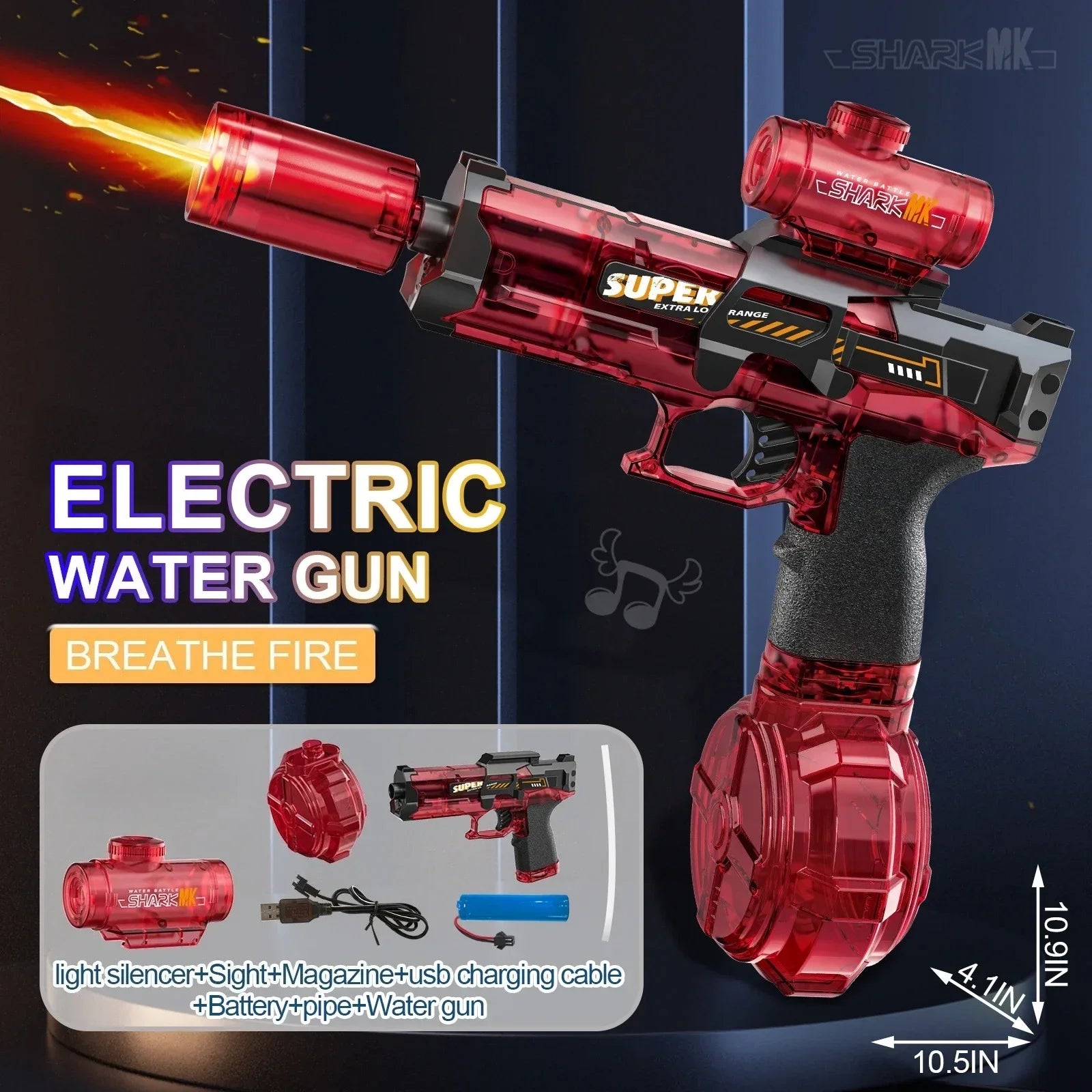 Tactical Electric Recoil Water Blaster