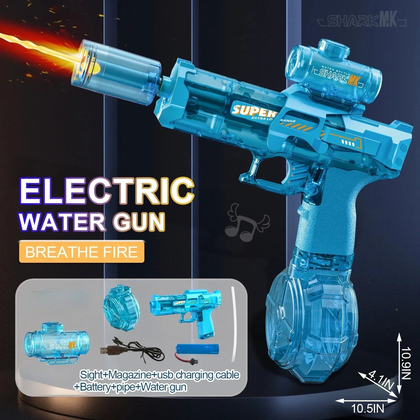 Tactical Electric Recoil Water Blaster