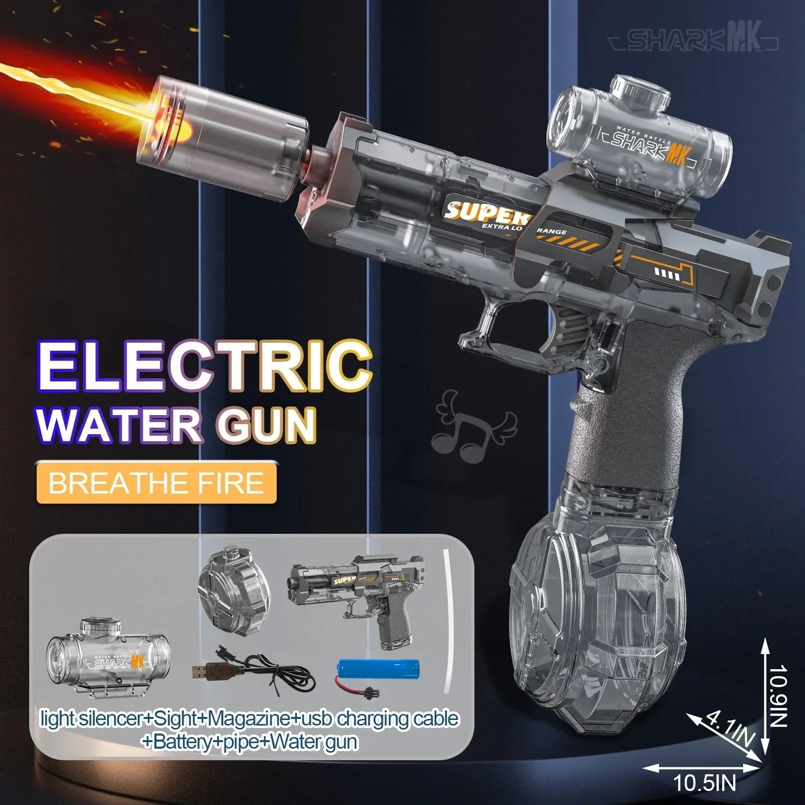 Tactical Electric Recoil Water Blaster